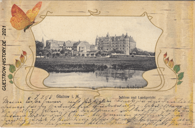 1905 - Güstrow - Schloss und Landgericht