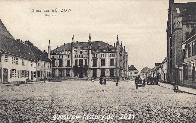 1908 - Bützow - Rathaus