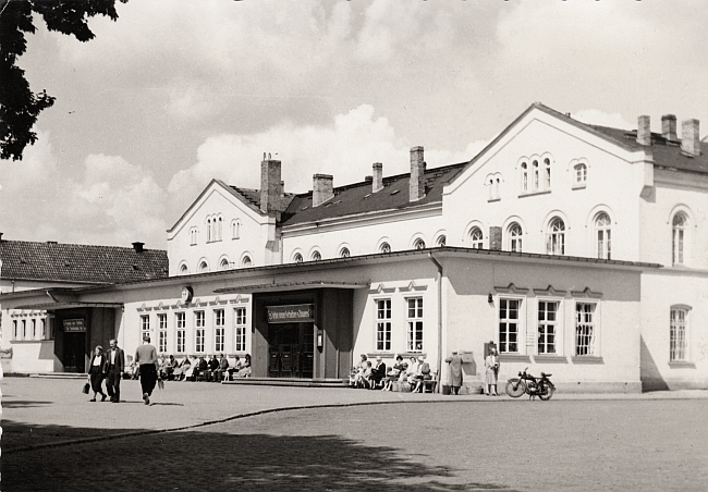 1960 - Güstrow - Bahnhof