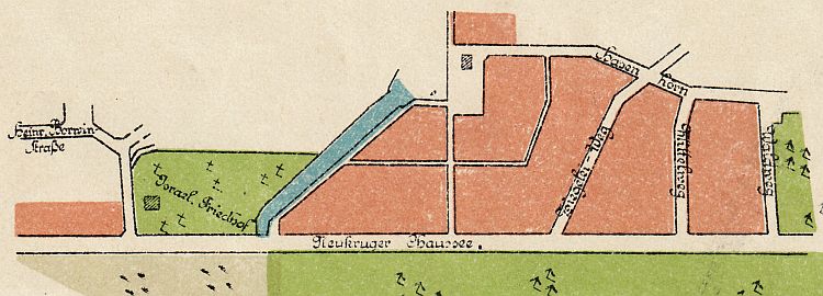 1924 - Güstrow - Lage jüdischer Friedhof