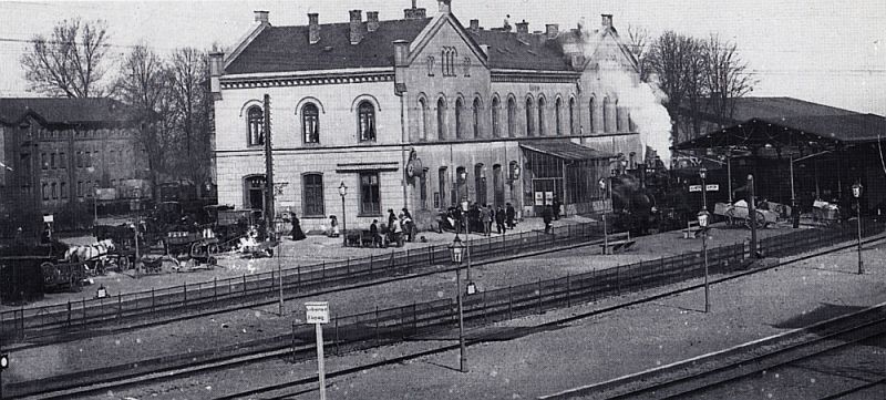 1895 - Güstrow - Bahnhof