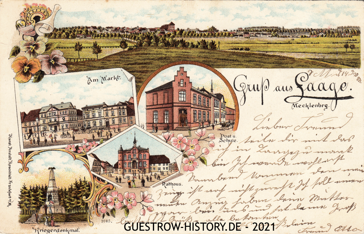 1899 - Laage - Mehrbildkarte