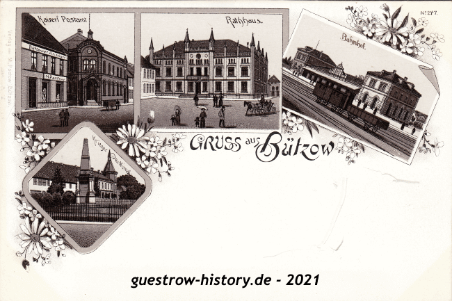1900 - Bützow - Mehrbildkarte
