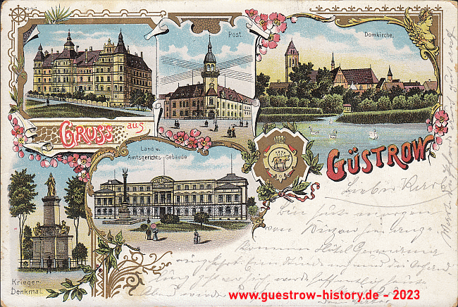 1900 - Güstrow - Mehrbildkarte