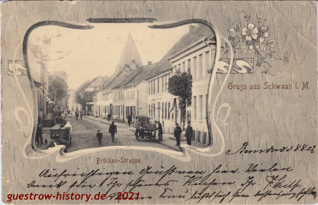 1902 - Schwaan - Brückenstrasse