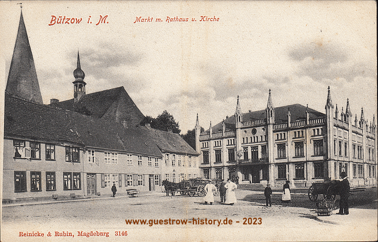 1903 buetzow markt Rathaus RR 3146