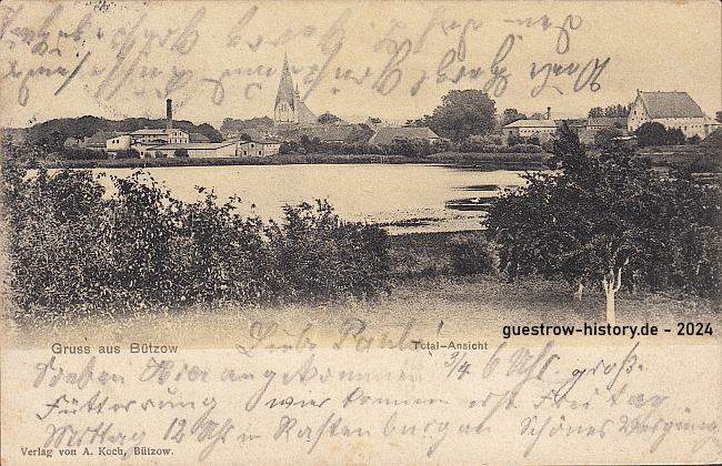 1904 - Bützow - Totalansicht