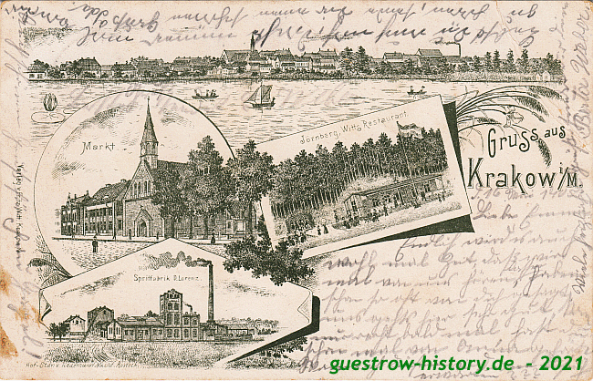 1905 - Krakow am See - Stadtansichten