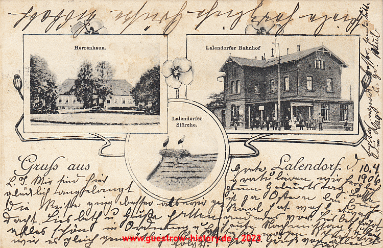 1906 lalendorf herrenhaus bhf kruhl