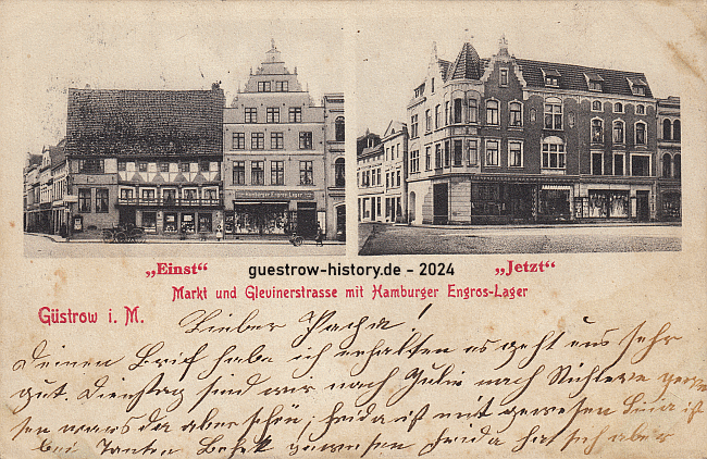 1906 - Güstrow - Markt 19/20
