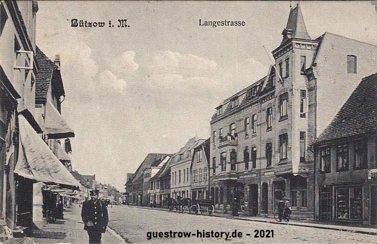 1907 - Bützow - Langestrasse