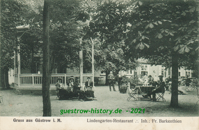 1908 - Güstrow - Lindengarten-Restaurant