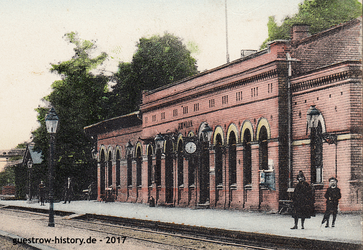 1908 - Schwaan - Bahnhof