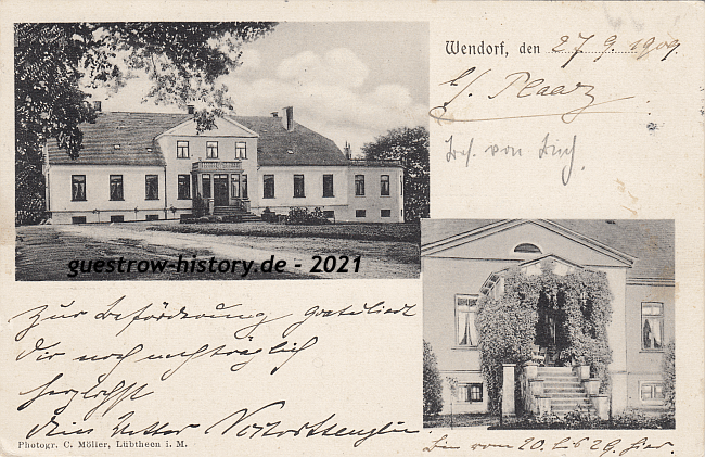 1909 - Wendorf (Plaaz) - Gutshaus