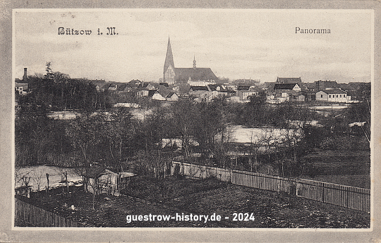 1910 - Bützow - Panorama