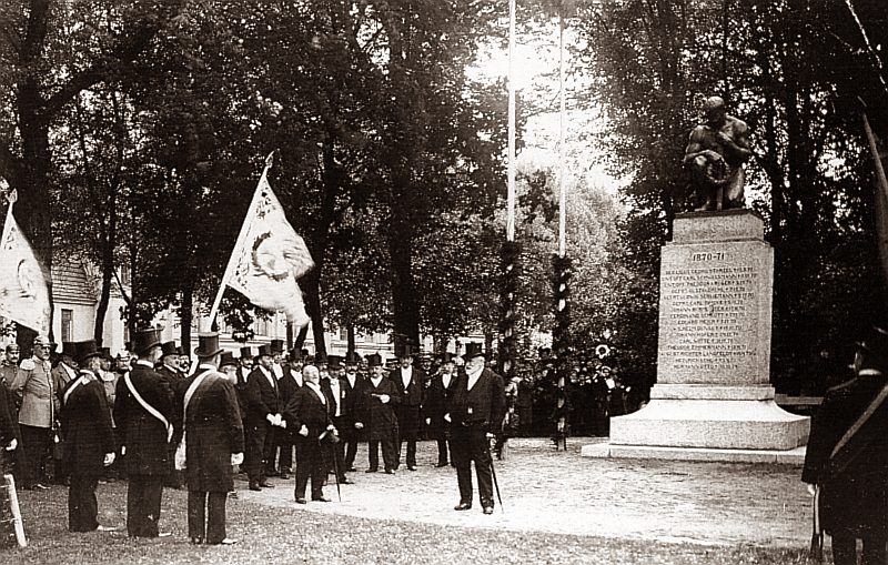 1910 - Güstrow - Einweihung Kriegerdenkmal
