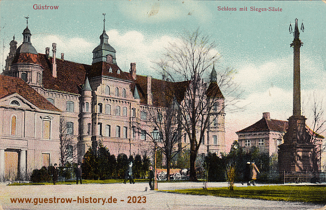 1910 Güstrow Schloss Denkmal