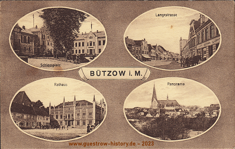 1912 - Bützow - Stadtansichten