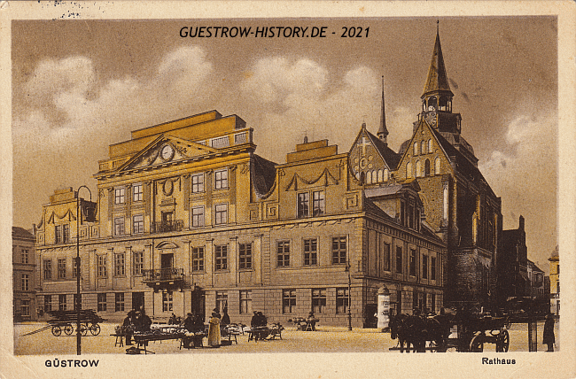 1913 - Güstrow - Rathaus