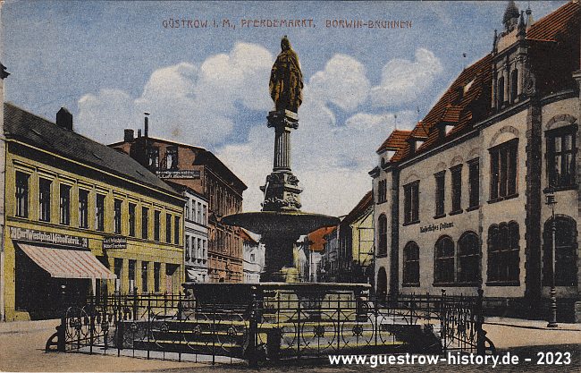1915 pferdemarkt Bbrunnen wblh 7813
