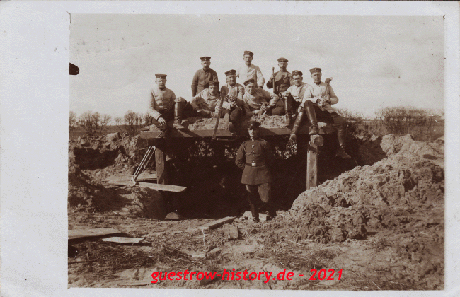 1917 - Güstrow - Ausbildung Feldartillerieregiment 24