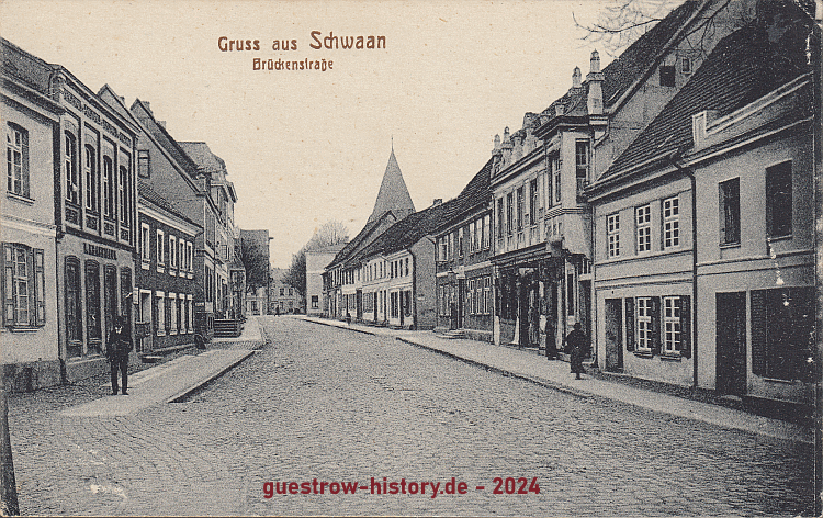 1917 - Schwaan - Brückenstrasse