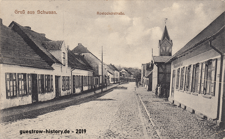1917 - Schwaan - Rostocker Strasse
