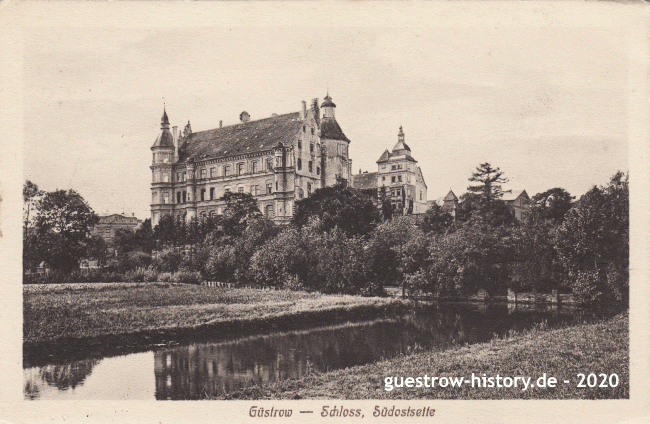 1919 - Güstrow - Schloss - Südostseite