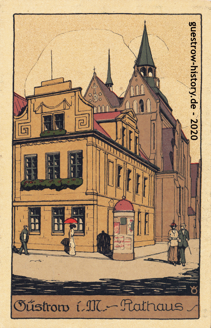 1920 - Güstrow - Rathaus