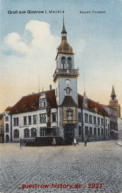 1920 - Güstrow - Postamt
