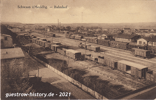 1920 - Schwaan - Bahnhof