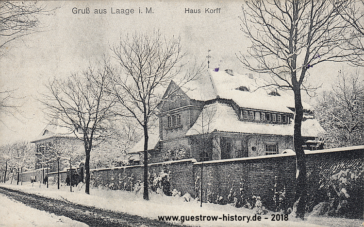 1921 - Laage - Haus Korff