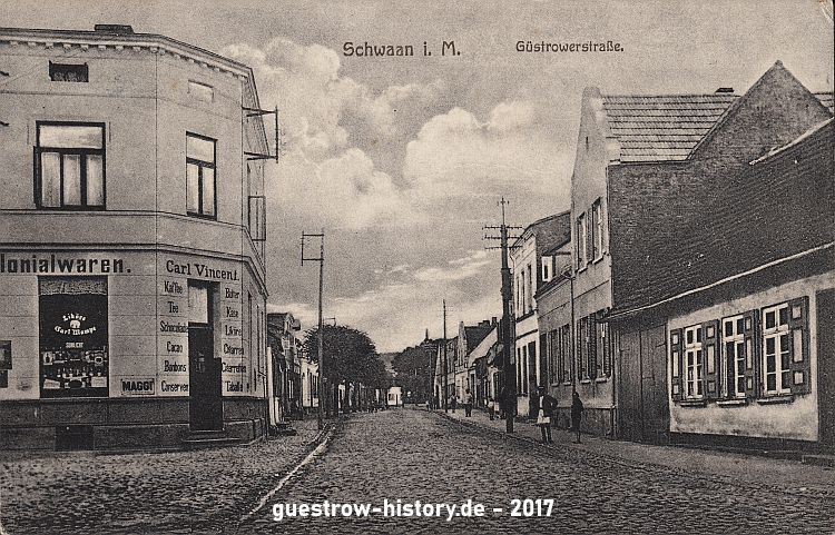 1925 - Schwaan - Güstrower Strasse