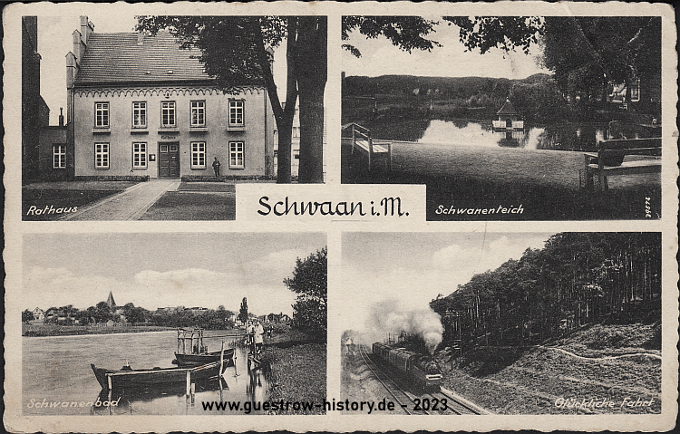 1930 - Schwaan - Stadtansichten