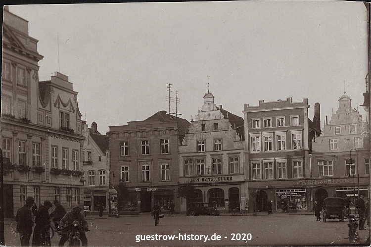 1934 - Güstrow - Marktplatz