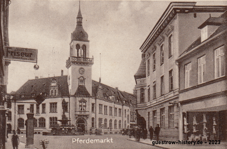1936 - Güstrow - Pferdemarkt