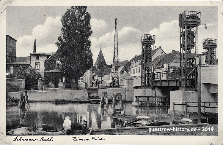 1937 - Schwaan Warnowbrücke