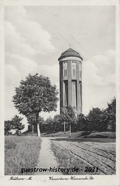1939 - Bützow - Wasserturm