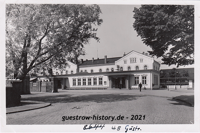 1940 - Güstrow - Bahnhof