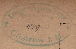 1916 KGF 419 franz Poststelle RS