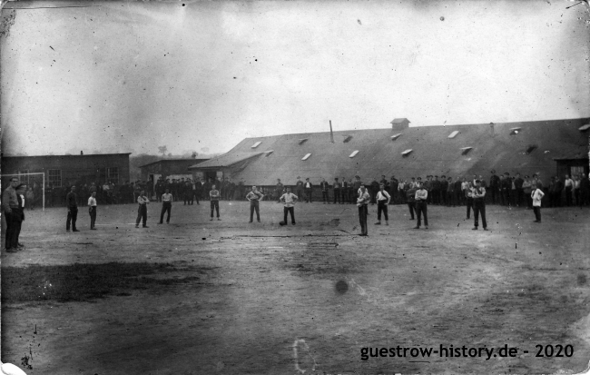 1917 - Kriegsgefangenenlager Gettorf - Fussballspiel
