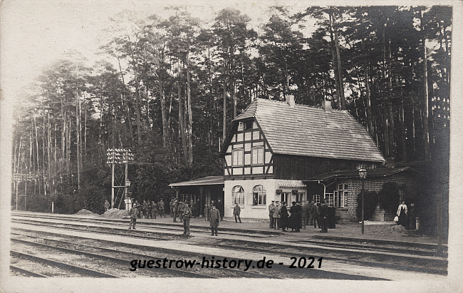 1917 - Güstrow - Bahnhof Priemerburg