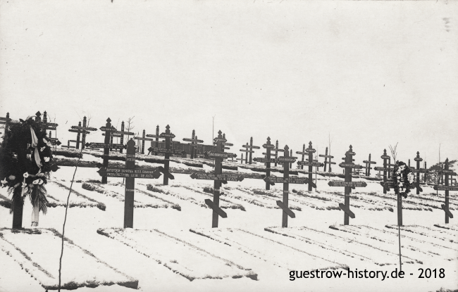 1918 - Kriegsgefangenlager Güstrow - russische Gräber