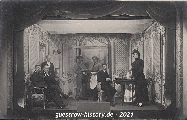 1918 - Güstrow - Kriegsgefangenenlager - Theateraufführung