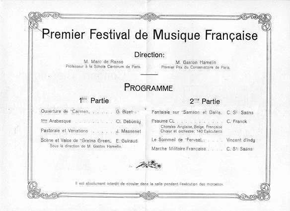 1916 TXT Programm franz Musik