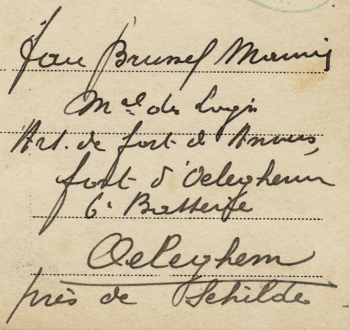 1917 TXT SIGN Maurice van Brussel