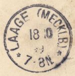 1899 stamp laage